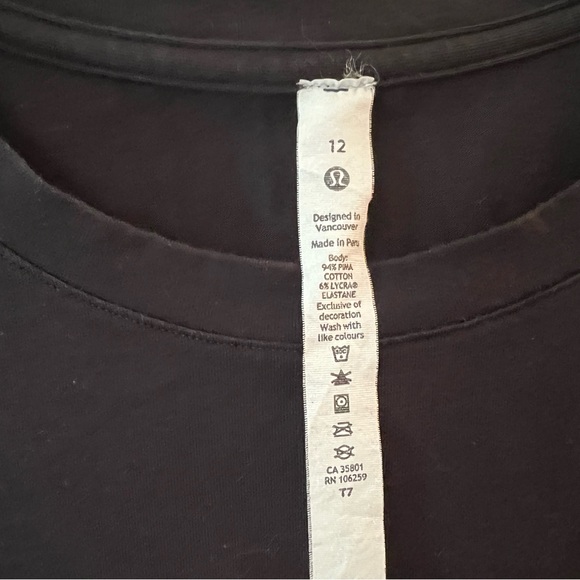 Lululemon Love Curved HemShort Sleeve Tee - Picture 3 of 9